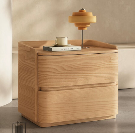 ตู้ข้างเตียง 2 ลิ้นชัก MY DOLLS HOUSE ARDEN 50 ซม. สีไม้ธรรมชาติ_2